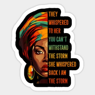 Black History Month Heritage Culture African American Sticker